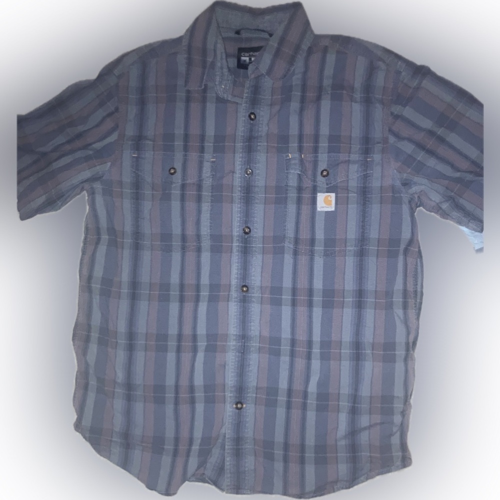 Carhartt plaid button ups